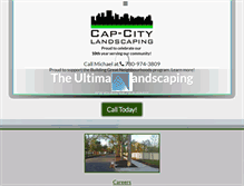 Tablet Screenshot of capcitylandscaping.com